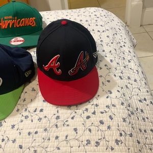 Atlanta braves fitted hat